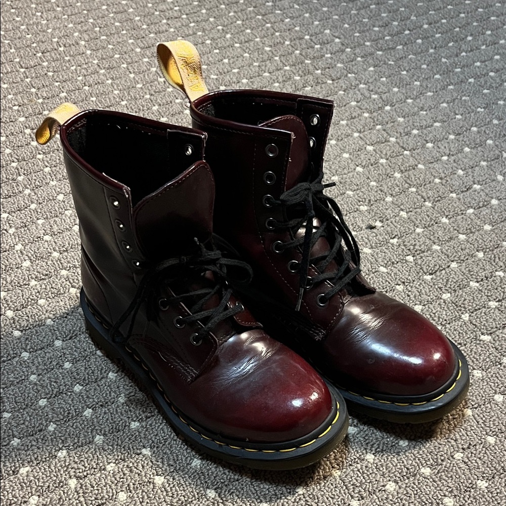 Dark cherry red 1460 Dr. Marten boots | US 8